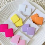 Aretes Pasta Cuadrados