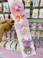 Set de pinzas carton x6 rosadas - Imagen 2