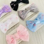 Moño Infantil Estrellas Rosadas