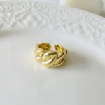 Anillo Chunky Trenzadito