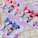 Set pinza caucho x 5 arcoiris