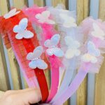 Balaca infantil mariposas blancas-tul