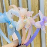 Balaca infantil mariposa tela con perla