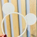 Balaca perlas escarchada Orejitas de oso