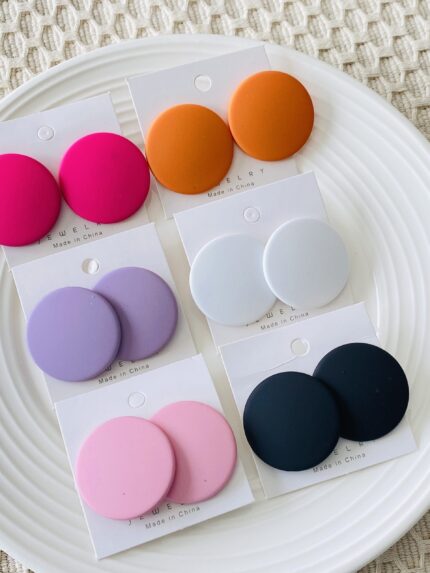 Aretes Pasta Círculos