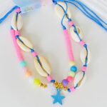 Tobillera Colores Dije Estrella Azul