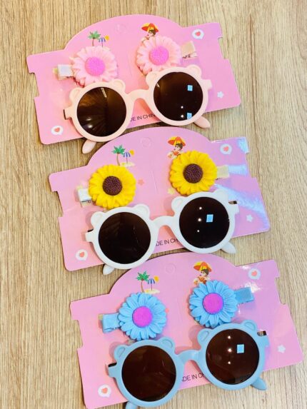 Gafas infantil - Sencillas con pinzas girasol.