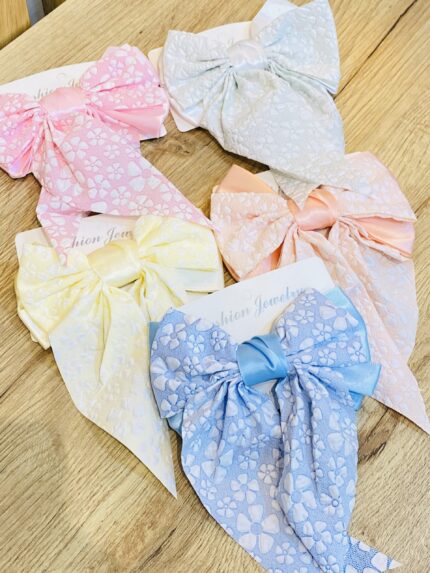 Pinza Moñito estampada