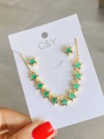 Set Rodio Cristal Estrellas doradas - Imagen 3