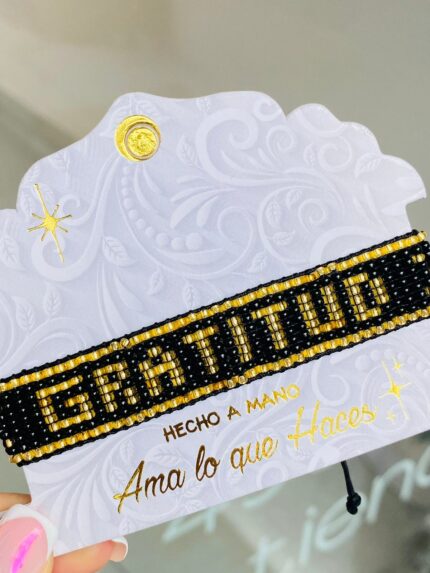 Manilla mostacilla Gratitud negra