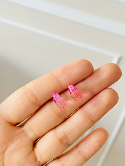 Gota Mini Rosada Traslucida
