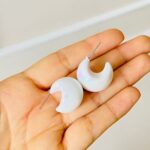 Arete cartera blanco