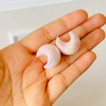 Arete cartera rosa