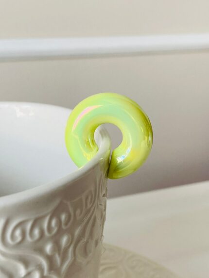 Earcuff Liso Verde Biche