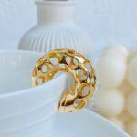 Earcuff Plastimetal Siluetas Dorado