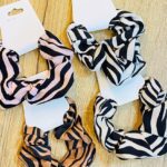 Moña - Animal print rayas.