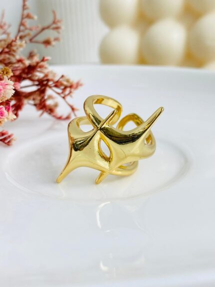 Anillo - Estrellas dobles.