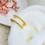 Earcuff - Doble cinta de balines.