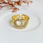 Anillo Cubano con circones
