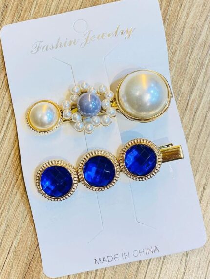 Pinzas X2 Luxury azul rey
