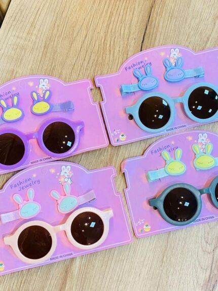 Gafas infantil Sencilla con pinzas de conejos