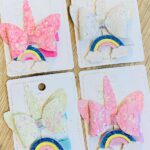 Pinzas x2 Unicornio pastel