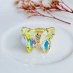 Anillo mariposa transparente