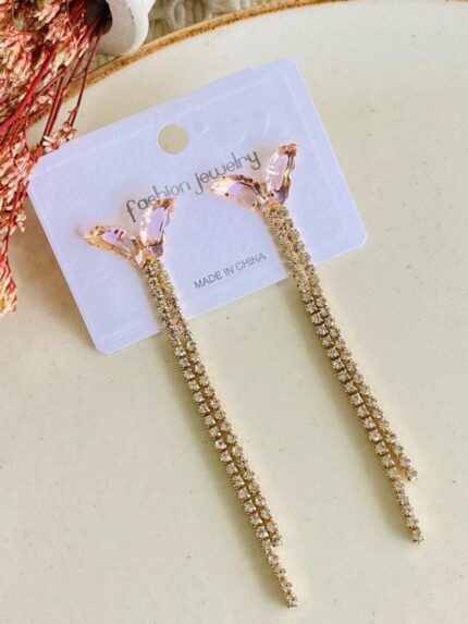 Arete Colita Sirena Rosa