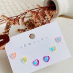 Set De Topos Corazoncitos Fucsias