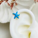 Earcuff Estrella De Mar Azul