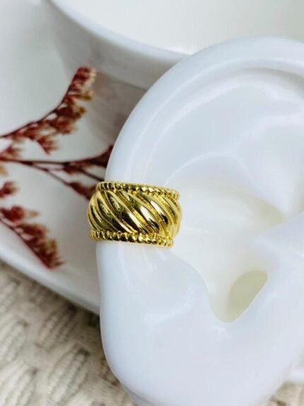 Earcuff Grueso Marcado Lineal