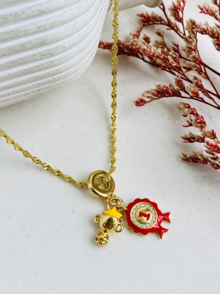 Cadena Charm Medalla