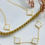 Cadena Van Cleef Blanca