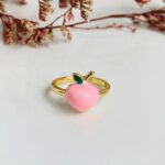 Anillo Corazón rosa