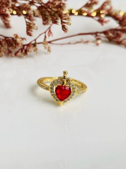 Anillo Corazón flechado