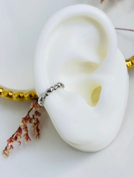 Earcuff Trenzado Corazones