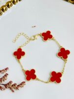 Pulsera Van Cleef Roja - Imagen 9