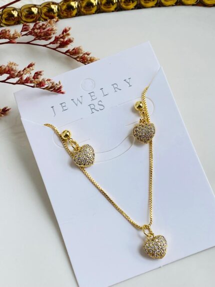 Set Rodio Corazoncitos Colgantes