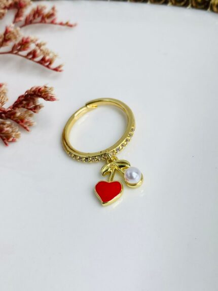 Anillo Corazoncito perla