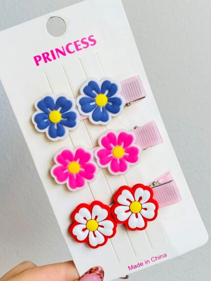 Pinzas Trio Florecitas