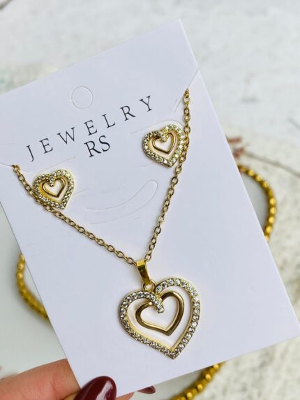 Set Rodio Silueta de Corazones
