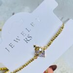 Pulsera Corazón Blanco