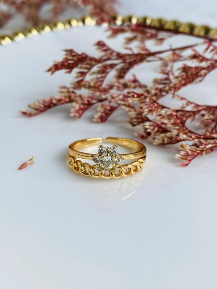 Anillo Flor Infinita