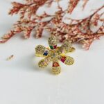 Anillo Flor Circonada
