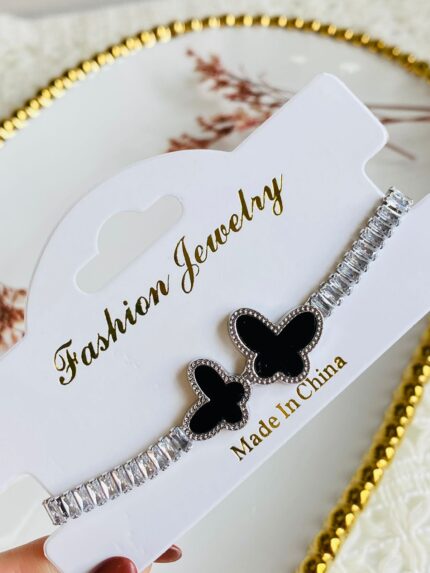 Pulsera Mariposas Negras