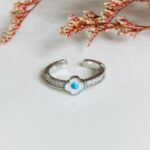 Anillo Trébol Turco plateado