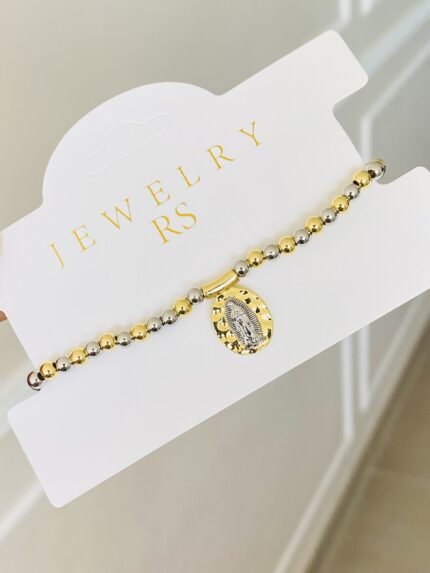 Pulsera Placa Virgen