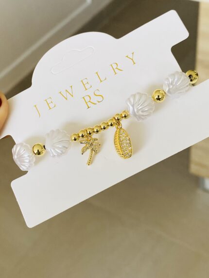 Pulsera Concha Coffe