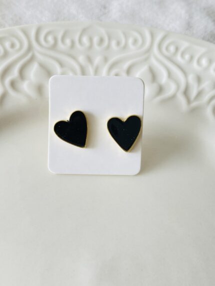 Topo Corazón Negro