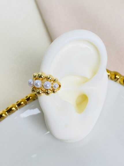 Earcuff Globo Balin/perla